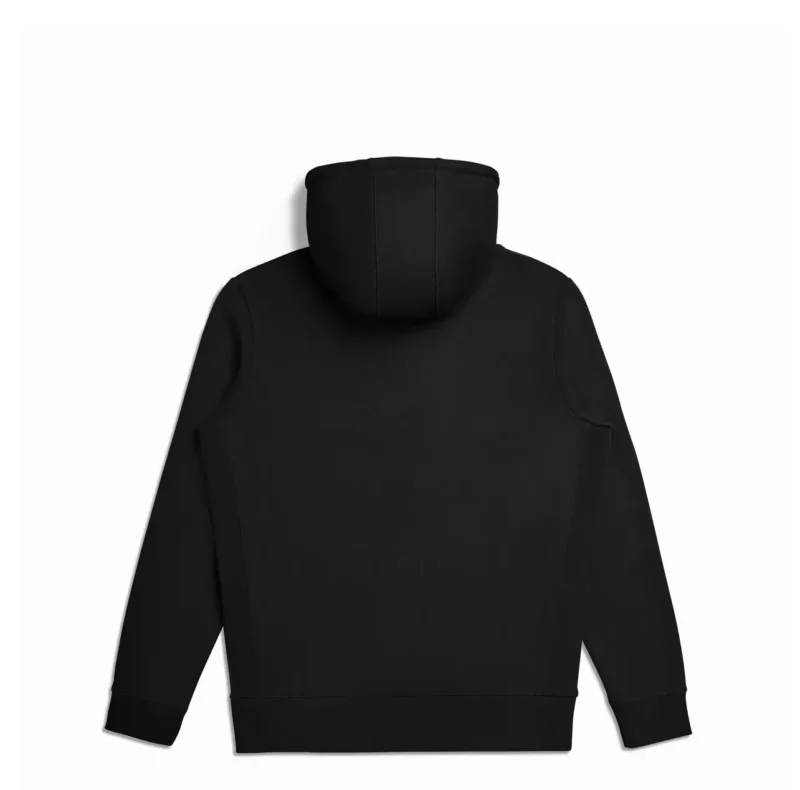 "Samed" Pali Bear Black Organic Cotton Hooded Sweatshirt - Image 2