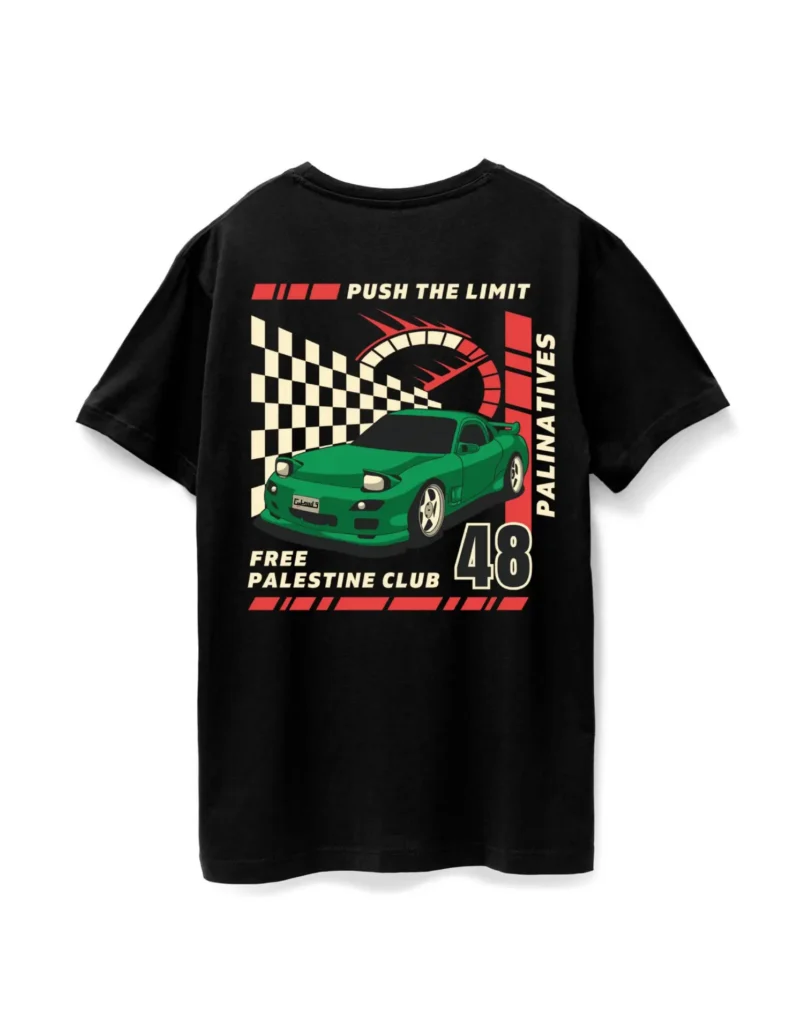 "Pali Race Car" Organic Supima Cotton Short Sleeves T-Shirt - Image 2