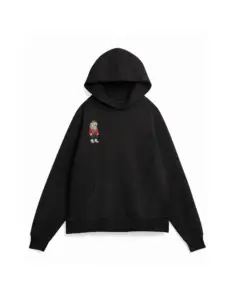 Black Organic Heavyweight Hooded Sweatshirt