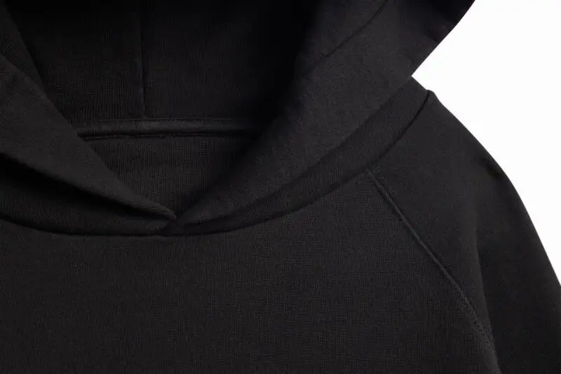 Black Organic Heavyweight Hooded Sweatshirt