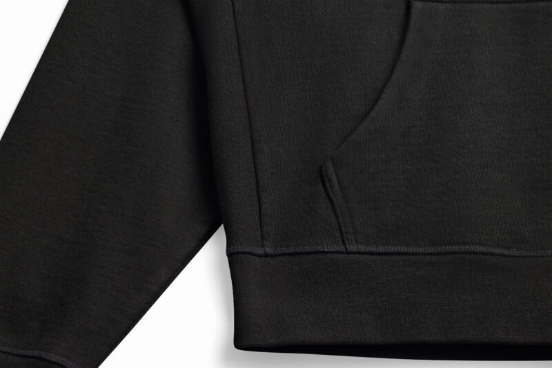 Black Organic Heavyweight Hooded Sweatshirt